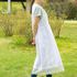 [Natural Garden] MADE N Lace Shirring Linen Apron Dress_High Quality Material, Cool Linen, Lovely lace _ Made in KOREA