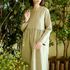 [Natural Garden] MADE N Waist Shirring Linen Dress_High quality material, luxurious and comfortable linen material_ Made in KOREA