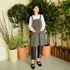 [Natural garden] MADE N Check Short Apron Dress_High-quality material, washing processing, soft cotton fabric_ Made in KOREA