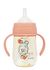 IBYEOL Friends Little BOBDOG Premium PPSU Weighted Straw Cup Anti-Colic Leak-Proof Baby Water Bottle 180ml Coral Pink_ Made in KOREA