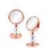 [Star Corporation] HM-430-Rose Gold _ Mirror, Cermin Tangan, Cermin Sisi Ganda, Cermin Tabletop, Cermin Mode