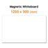 [FOBWORLD] Magnetic Whiteboard _ 1200mmX900mm, Dry Erase Board with Flexible Rubber Magnet, for Steal Wall Door Fridge Factory School Office Home _ Made in Korea