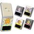 [S2B] Kakao Friends Happy Moment Galaxy Z Flip4 Transparent Slim Case-Transparent Case, Character Case, Strap Case, Wireless Charging-Made in Korea