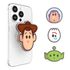[S2B] Pixar Toy Story Face Epoxy Tok - Stand Flick Grip Holder iPhone Galaxy Case - Made in Korea