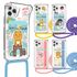 [S2B] Kakao Friends Travel Transparent Bulletproof Card Necklace Case-Transparent Case, Jelly Case, Card Case-Made in Korea