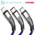 [S2B] VIPFAN Z3 Zinc Alloy Cable_Micro USB, 8-pin, Type-C, Ballistic Nylon Cable, 3A Current, 480 Mbp_Made ใน ประเทศไทย