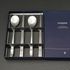 [HAEMO] Colher e Hashis Haemo Magnolia Couple Set_ Aço Inoxidável Premium Coreano Cutlery_ Feito na Coreia