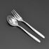 [HAEMO] Simple Edge Tea Spoon & Tea Fork – Ergonomic Curved Grip, Made in Korea