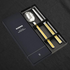 [HAEMO] Aria Ceramic Glossy Spoon & Chopstick Set – Premium High-Temperature Fired Cutlery, Modern Design, Individually Packaged" _ Made in Korea