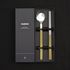 [HAEMO] Iris Ceramic Glossy Spoon & Chopstick Set – Premium High-Temperature Fired Cutlery, Modern Design, Individually Packaged" _ Made in Korea