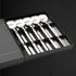 [HEMO] Ari Matte Spoon & Chopstick 5 Set – Acero inoxidable de primera calidad, diseño simple pero elegante, hecho en Corea