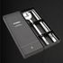 [HAEMO]  Ari Glossy Spoon & Chopstick Set – Premium Stainless Steel, Simple Yet Elegant Design, Made in Korea