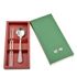 [HAEMO] Bonitto _ Light Pink, Spoon &Sumpit, 1 Set_ Stainless Steel yang Dapat Digunakan Kembali, Sendok Sumpit Korea – Dibuat di KOREA