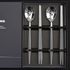 [HAEMO] Venezia Spoon Chopsticks Gray 2 Set (BK) _ Cuillère réutilisable en acier inoxydable, coréenne _ Fabriqué en CORÉE