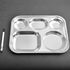 [HAEMO] plateau repas 3 côtés pour enfants _ Acier inoxydable réutilisable, plateau alimentaire pour enfants _ Fabriqué en CORÉE