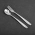 [ХАЭМО] Miller Teaspoon & Fork – простой и элегантный изогнутый дизайн, нержавеющая сталь премиум-класса, сделано в Корее