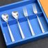 [HAEMO] Heart Teaspoon & Tea-fork, 4P Set _ Reusable Stainless Steel, Tableware _ Made in KOREA