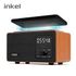 Altavoz Bluetooth de carga inalámbrica INKEL jazz_10W carga inalámbrica rápida, reloj despertador LED, radio FM, entrada externa AUX