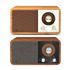 INKELワイヤレス充電Bluetoothスピーカー ANALOGE_15W高速ワイヤレス充電、アナログチューナー(FM)、10W出力、2000mAhバッテリー