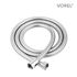 [BBC] Borrell Metal Shower Hose Shower Hose Chrome Domestic Water Scale Prevention 1.5m_ Heat Prevention, Tuyau de douche en métal, Tuyau de douche, Chrome _Made en Corée