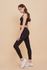 [Ultimate] CLWP9098 Dart Point Leggings Preto, Calças de Yoga, Calças de Treino para Mulheres _ Feitas na COREIA