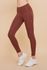 [Ultimate] CLWP9098 Dart Point Leggings Chocolate, Calças de Yoga, Calças de Treino para Mulheres _ Feitas na COREIA