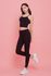 [Supplex] CLWP9101 Hỗ trợ không gấp Quần legging V-Up Màu đen, Quần Yoga, Quần tập luyện cho phụ nữ _ Sản xuất tại HÀN QUỐC