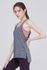 -No. CLWT8065 Runner Layered Top Gray, Ropa de gimnasio, Sudores, Ropa deportiva, Ropa para trotar, Camisetas, Ropa deportiva de moda, Tops casuales para mujeres _ Made in KOREA