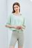[ซีเอลโคโค] CLWT8077 ปก Shirring คอเรือ Up_Mint, เสื้อ Boatneck, เสื้อยืดแขนสั้น, เสื้อฤดูร้อน, ชุดกีฬา, สวมใส่ในร่ม, แฟชั่นผู้หญิง _ ทําในเกาหลี