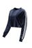 -No. CLWT8068 Elegance Velvet Crop Top Gray, Sudores, Ropa deportiva, Ropa para correr, Camisetas, Ropa deportiva de moda, Tops casuales para mujeres _ Made in KOREA