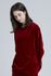 [Cielcoco] CLWT8073 Simply Velvet Sweatshirt Red, Sweats, Sportswear, Jogging Clothes, T-shirts, Fashion Sportswear, Casual tops For Women _ Made in KOREA