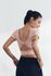 Cielcoco LWT4040 Áo Croptop Nữ Nhún Lưng Có Dây, Đồ Thể Thao Nữ, Áo Bra Tập Luyện, Áo Thể Thao _ Hồng Đào _ Sản Xuất Tại Hàn Quốc