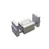 Pinça SMC MHL2-40D-M9NWVL, paralela, ampla tipo ROAS MRO
