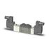 SMC SY7520-5DZ-02 katup, sol dbl, bodi pt, din-ROAS MRO