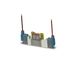 Válvula SMC SY3320-5MZ-C6-F2, dbl sol, corpo pt (dc)-ROAS MRO