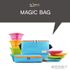 -No. Magic Bag Green _ Bolsa enfriadora plegable para el almuerzo, Compras de comestibles, Camping, Hecho en Corea