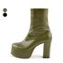 [KUHEE] Ankle_2323K 10cm _ Zipper Ankle Boot for Women with Comfort, Girl's Fashion Shoes, High Heels, Bootie Ankle Boot, Handmade, Cowhide _ Made in Korea