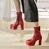 [KUHEE] Ankle_2324K 10cm _ Zipper Ankle Boot for Women with Comfort, Girl's Fashion Shoes, High Heels, Bootie Ankle Boot, Handmade, Cowhide _ Made in Korea