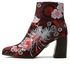 [KUHEE] Ankle_6761 8cm Iro _ Zipper Ankle Boot for Women with Comfort, Girl's Fashion Shoes, High Heels, Bootie Ankle Boot, Handmade, Jacquard Fabric _ Made in Korea