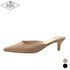 [KUHEE] Basic Pointed toe Mule 5cm, 7cm(7042-3)-Square Daily Middle Heel Slippers Shoes-Made in Korea