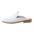 [KUHEE] Stitch Round Bloafers 2cm(7058)-Mules cowhide casual basic slippers shoes - Made in Korea
