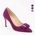 [KUHEE]6,7,8,9cm  Suede Pumps _ Pumps Women's High Heel, Wedding, Party Handmade, Suede_ Made in Korea