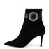 [KUHEE] Ankle_8412K 8cm _ Ankle Boots Women's High Heels, Wedding, Party Handmade, Sheepskin leather _ Made in Korea