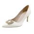 [KUHEE] Jewel Wedding Pumps 6,7,8,9cm (7002-1) _ Pumps Women's High Hills, Wedding, Party shoes, Handmade, Silk _ Made in Korea