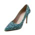[KUHEE] Aqua Silk Pumps 6,7,8cm (7004) _ Pumps Women's High heels, Wedding, Party Handmade, Silk _ Made in Korea
