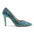 [KUHEE] Aqua Silk Pumps 6,7,8cm (7004) _ Pumps Women's High heels, Wedding, Party Handmade, Silk _ Made in Korea