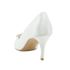 [KUHEE] Gold Jewelry Wedding Pumps 5, 7cm (7045) - Handmade Women's Wedding Party High Heel Satin Shoes - Made in Korea