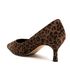 [KUHEE] Pumps 8371K 6cm-Stellertoheel Leopard Daily Middle-Heel Suede Handmade Shoes - Made in Korea