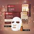 Coreana RODIN SHO Zamansız Ampul Maske Paketi 2S-STEP (Ampul 1.5ml + Maske Paketi 27ml) × 10 adet, Cilt elastikiyeti Kırışıklık Bakımı, Yağ Nem Dengesi, Nemlendirici, Adenozin, %100 Pamuk - Made in KOREA