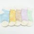 [Gienmall] Kaus Kaki Anak Balita 5 set Kaus Kaki Pergelangan Kaki - Anak Laki-Laki dan Perempuan Kaus Kaki Bayi Pastel - Buatan Korea